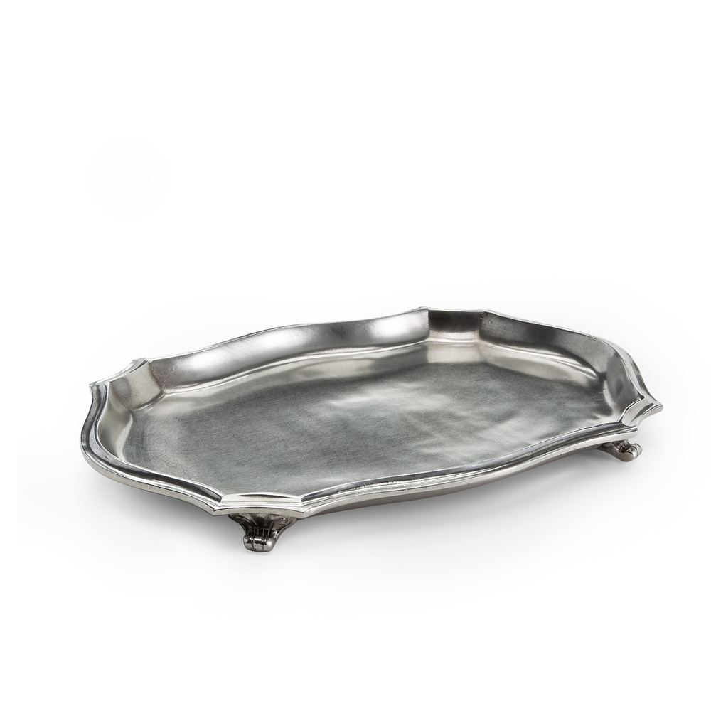 Elegant Silver Serving Tray